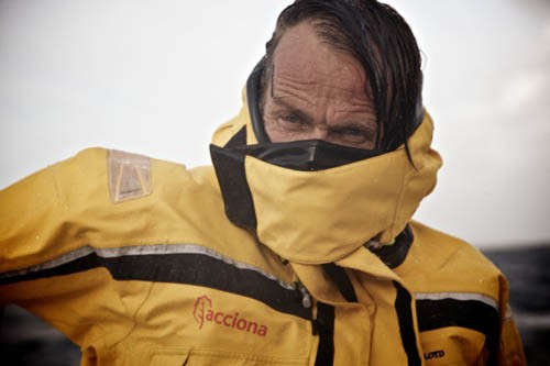 Javier Sanso, Acciona - 2012 Vendee Globe © ACCIONA/Jesus Renedo http://www.accionasailing.com/